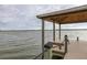Covered portion of a lakefront dock at 113 Promenade Ct, Auburndale, FL 33823