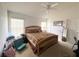 Spacious bedroom with a king-size bed and ample closet space at 2511 La Jolla Trl, Kissimmee, FL 34747