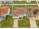 Aerial view showing a two-story house and its neighborhood at 269 Beckenham Dr, Kissimmee, FL 34758