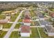 Aerial view showcasing the house and the surrounding community at 269 Beckenham Dr, Kissimmee, FL 34758
