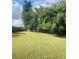 Spacious backyard with lush grass and mature trees at 2704 Kendall Ave, Kissimmee, FL 34744