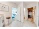 Elegant bathroom with stylish vanity and access to other rooms at 1242 Iguana Loop, Davenport, FL 33897