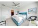 Comfortable bedroom with a plush bed and calming decor at 1242 Iguana Loop, Davenport, FL 33897