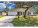 Newly renovated single-story home with a large tree and mailbox at 1812 Corolla Ct, Deltona, FL 32738