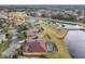 Aerial view of house and golf course community at 304 Sorrento Road, Poinciana, FL 34759