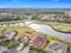 Aerial view of house and golf course community at 304 Sorrento Road, Poinciana, FL 34759
