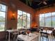 Coffee shop with seating and large windows at 3306 Sagebrush St, Harmony, FL 34773
