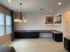 Home office with white brick feature wall at 3306 Sagebrush St, Harmony, FL 34773