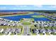 Community overview with lake and pool at 5109 Barombi Bnd, Saint Cloud, FL 34772