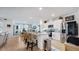 Modern kitchen with stainless steel appliances and an island at 5109 Barombi Bnd, Saint Cloud, FL 34772