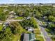 Aerial view showing home's location and neighborhood at 907 Columbia St, Orlando, FL 32805