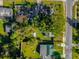 Aerial image showing the property and surrounding area at 907 Columbia St, Orlando, FL 32805
