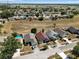 Aerial view of the neighborhood showcasing the layout, backyards, and community setting at 1804 Westminster Trl, Clermont, FL 34714