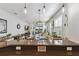 Open concept kitchen with a view of living and dining area at 2448 Palm Tree Dr, Kissimmee, FL 34759