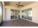 Covered patio with access to dining room and backyard at 2756 Greenlands St, St Cloud, FL 34772