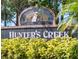 Hunter's Creek community entrance sign at 2835 Crane Trace Cir, Orlando, FL 32837