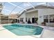 Relaxing pool and patio area with screened enclosure at 2835 Crane Trace Cir, Orlando, FL 32837
