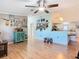 Bright living room with hardwood floors and open concept design at 301 Evandee Ct, Kissimmee, FL 34758