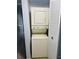 Stackable washer and dryer in a closet at 3854 Southpointe Dr # 1, Orlando, FL 32822