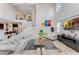 Spacious living room with high ceilings and lots of natural light at 7211 Still Pond Ln, Windermere, FL 34786