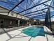 Large screened pool and patio area at 8557 La Isla Dr, Kissimmee, FL 34747