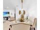 Formal dining room with chandelier, and seating for six at 905 Desmoines Way, Poinciana, FL 34759