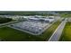 High school and surrounding community from above at 10415 Austrina Oak Loop, Winter Garden, FL 34787