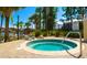 Community hot tub nestled among tropical landscaping at 160 Hideaway Beach Ln, Kissimmee, FL 34746
