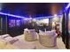 Home theater with plush seating and large screen at 1829 Tropical Palms Cir Cir, Kissimmee, FL 34747
