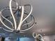 Close-up of a modern, unique LED light fixture at 1829 Tropical Palms Cir Cir, Kissimmee, FL 34747
