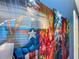 Close up of a Marvel superhero themed wall art at 1829 Tropical Palms Cir Cir, Kissimmee, FL 34747