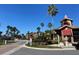 Community entrance with gated access and lush landscaping at 2218 Grand Cayman Ct # 1335, Kissimmee, FL 34741