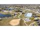 Aerial view of neighborhood park and recreational facilities at 2415 Black Powder Ln, Kissimmee, FL 34743