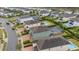 Community view showing green house with pool and landscaping at 370 Burma St, Kissimmee, FL 34747