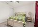 Bedroom with a full bed and ceiling fan at 370 Burma St, Kissimmee, FL 34747