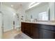 Bathroom with double vanity and large shower at 4723 Terrasonesta Dr, Davenport, FL 33837