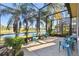 Enjoy the lake view from this screened patio at 573 Villa Park Rd, Poinciana, FL 34759