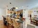 Spacious kitchen with granite countertops and wooden cabinetry at 605 Pinehurst Ct, Kissimmee, FL 34758