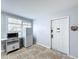 Small kitchen area with refrigerator, microwave, and a small oven at 668 Caribbean Dr, Davenport, FL 33897