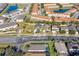 Aerial view of a residential neighborhood showing homes and landscape at 1201 Winding Willow Ct, Kissimmee, FL 34746