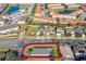 Aerial view of house and neighborhood at 1201 Winding Willow Ct, Kissimmee, FL 34746