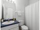 Clean bathroom with shower/tub combo and updated vanity at 1201 Winding Willow Ct, Kissimmee, FL 34746