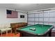 Game room with pool table and foosball at 1201 Winding Willow Ct, Kissimmee, FL 34746