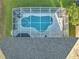 Aerial view of home and pool at 124 Cassia Dr, Davenport, FL 33897