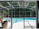 Inviting screened pool and spa at 152 Pinewood Dr, Davenport, FL 33896