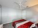 Bedroom with neutral color walls, carpet, and ceiling fan at 1717 Clubhouse Cv, Haines City, FL 33844