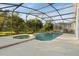 Large screened pool with spa at 1739 Morning Star Dr, Clermont, FL 34714