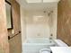 Bathroom with shower/tub combo and updated vanity at 1776 6Th St Nw # 209, Winter Haven, FL 33881