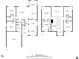 Two-story house floor plan, highlighting bedroom, bathroom, kitchen, and living spaces at 256 Lancaster Dr, Davenport, FL 33897