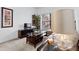 Cozy living room with a dark wood coffee table and lamp at 256 Lancaster Dr, Davenport, FL 33897